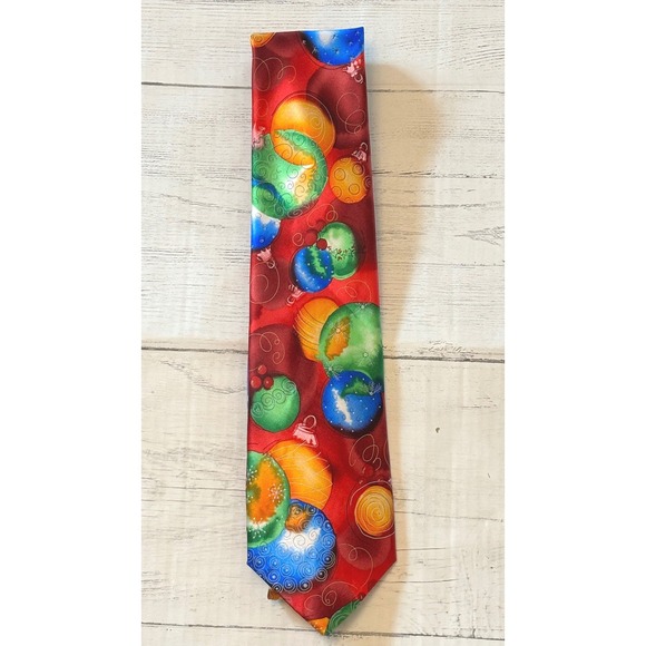 J. Garcia Other - J. Garcia Silk Tie Creme de Menthe Hangover Collection Sixty Red Christmas Men